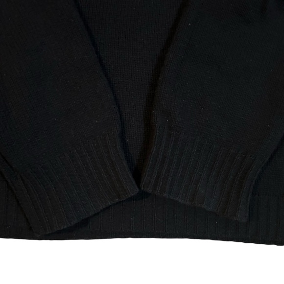 Vintage J.Crew Navy Blue 100% Wool Crewneck Sweater Men’s XL - Picture 5 of 10